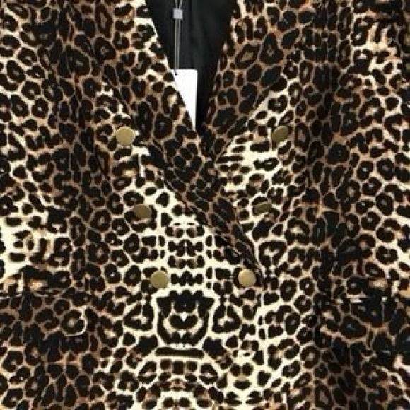 Carolina Belle Double Breasted Leopard Jacket XL - Picture 7 of 7